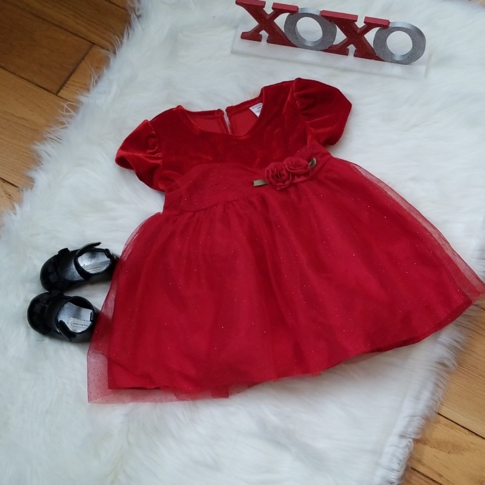 ☃️☃️Beautiful Christmas dress with shoes.